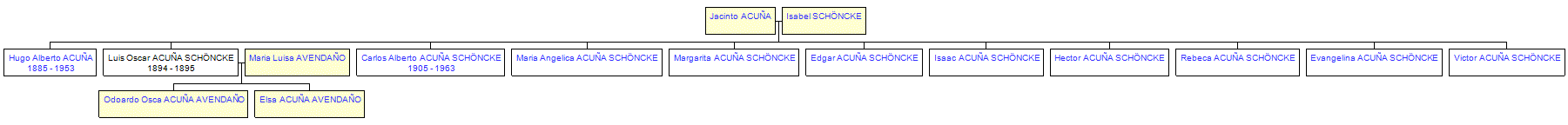 Mini tree diagram
